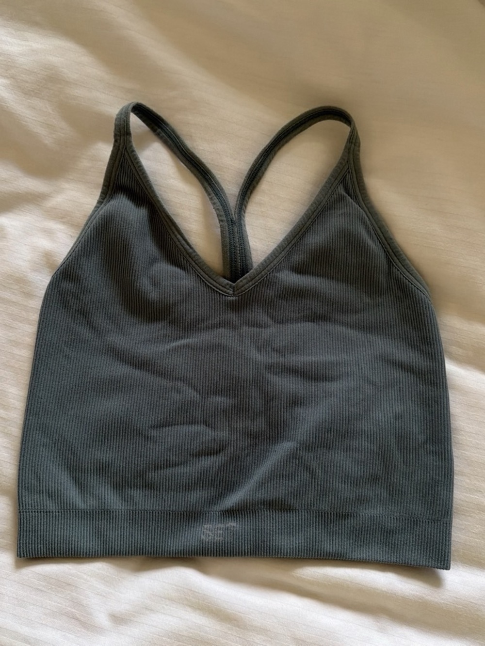 Blue Athleta Crop Top